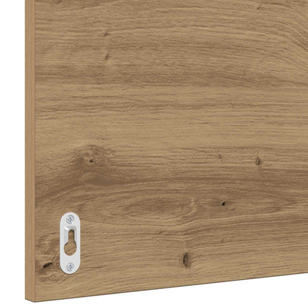 vidaXL Ensemble de meubles de salle de bain 2 pcs Chêne artisan et blanc Bois d'ingénierie