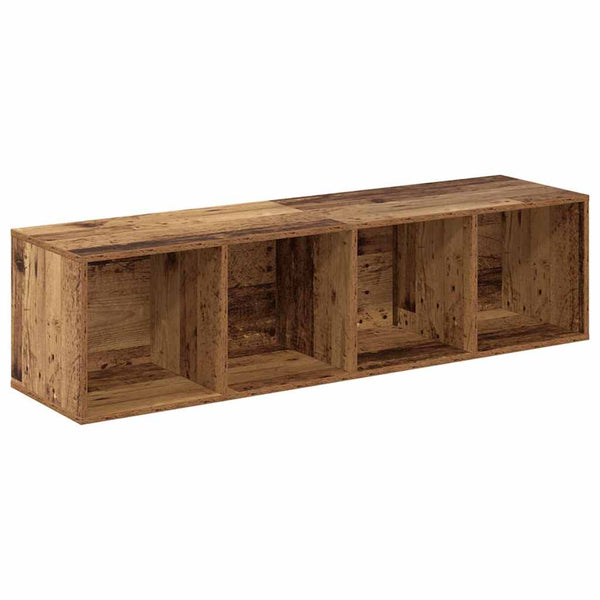 TV-Schrank Set Altholz Wandmontage