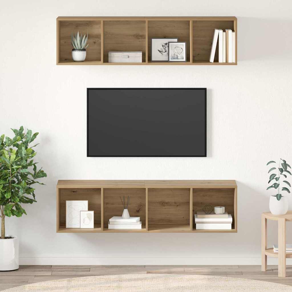 TV-Schrank Set Artisan-Eiche, 2-teilig