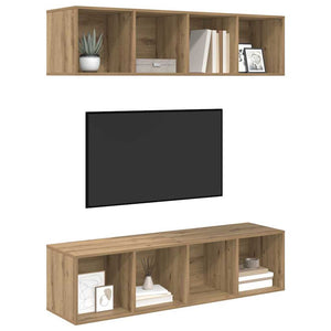 TV-Schrank Set Artisan-Eiche, 2-teilig