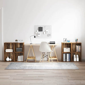 TV-Schrank Set Altholz 4-teilig