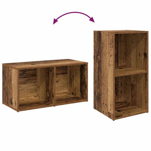 TV-Schrank Set Altholz 4-teilig