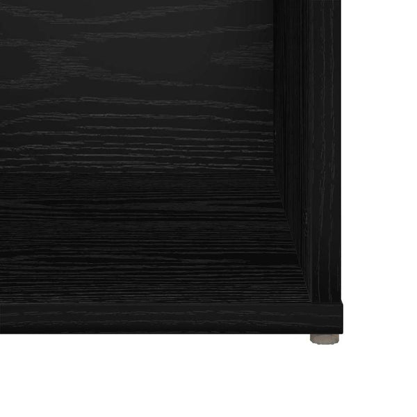 TV-Schrank Set 4-teilig Schwarz Eichen-Optik