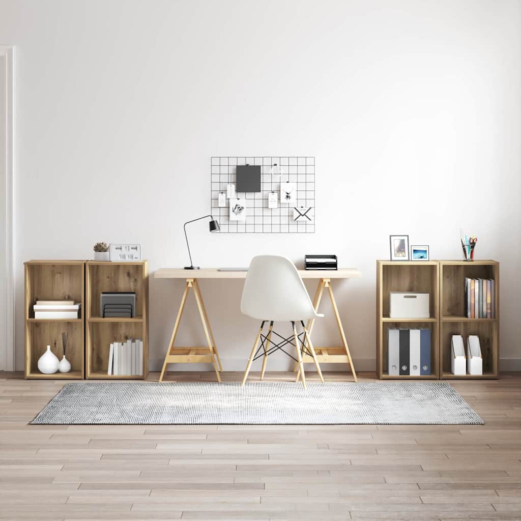 TV-Schrank Set 4-teilig Artisan Eiche