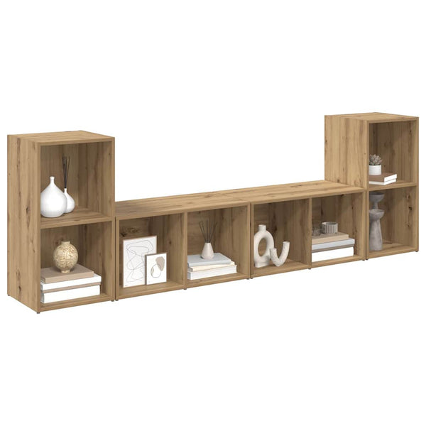 TV-Schrank Set 4-teilig Artisan Eiche