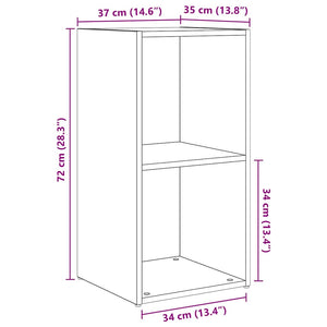 TV-Schrank Set 4-teilig Artisan Eiche
