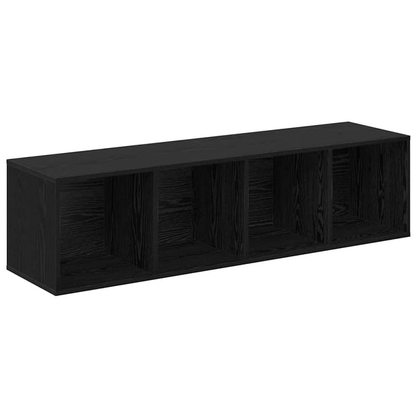 Schwarzes TV-Schrank Set, 4-teilig
