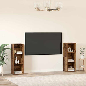 TV-Schrank Set 2 Altholz