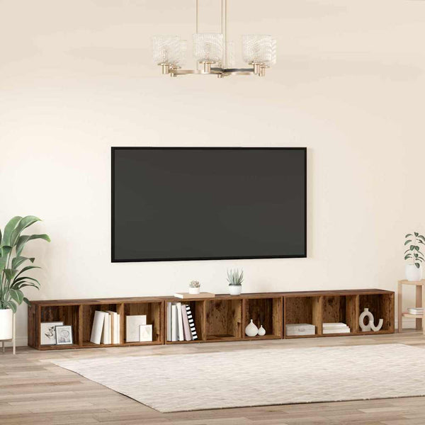 TV-Schrank Set 3-teilig Altholz