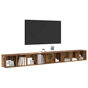 TV-Schrank Set 3-teilig Altholz