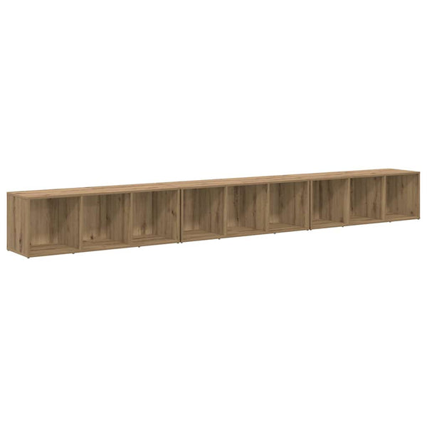Wandmontiertes TV-Schrankset Eiche