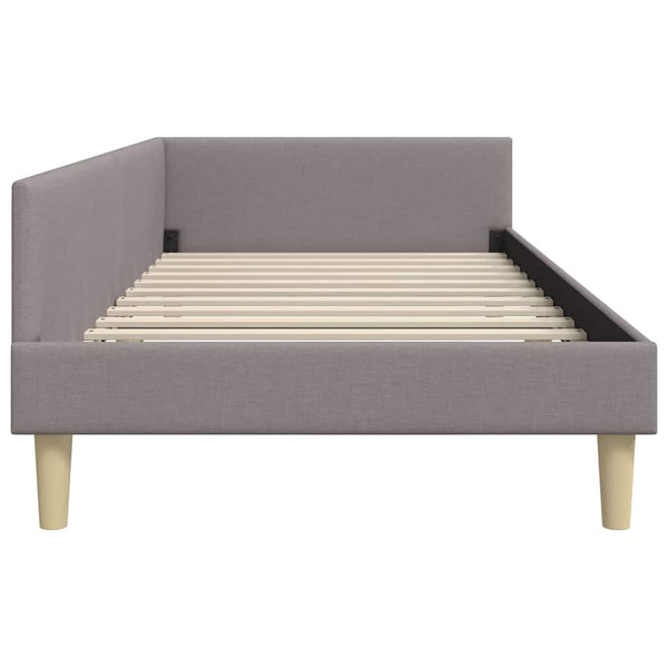 Eckbettgestell Taupe 90x200 cm
