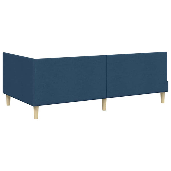 Eckbettgestell Blau 90x200 cm
