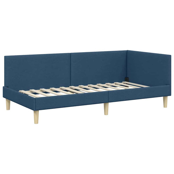 Eckbettgestell Blau 100x200 cm