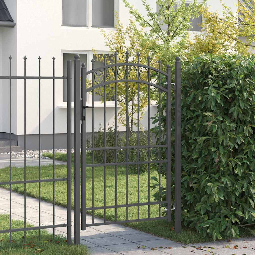 Gartentor Emmen 200x100 cm mit Spitzen