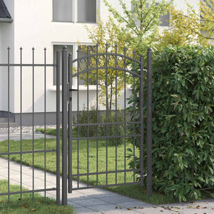 Gartentor Emmen 200x100 cm mit Spitzen