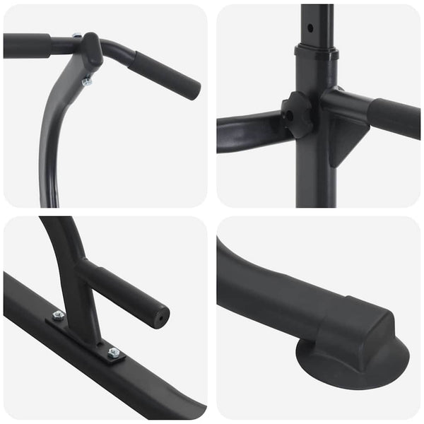 Power Tower Dip Station – Schwarz