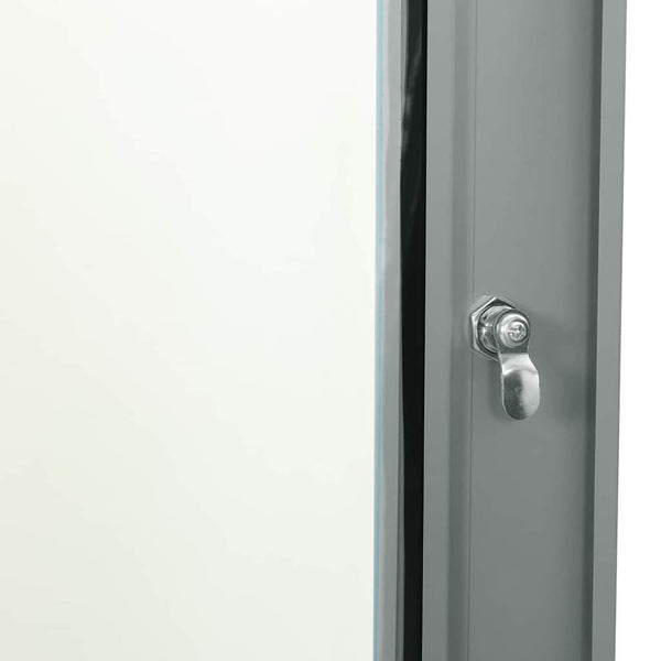 Netzwerkschrank Stahl Grau 60x45x28cm