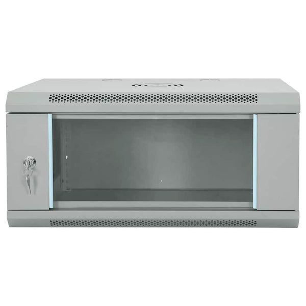 Netzwerkschrank Stahl Grau 60x45x28cm