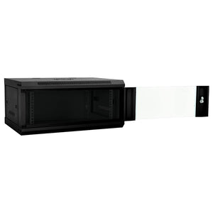 Netzwerkschrank Schwarz 60x35x28cm
