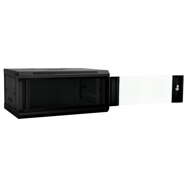 Netzwerkschrank Schwarz 60x35x28cm
