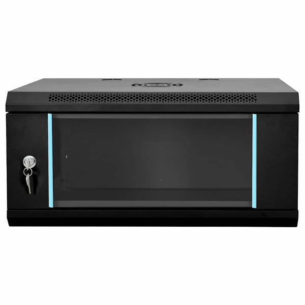 Netzwerkschrank Schwarz 60x35x28cm