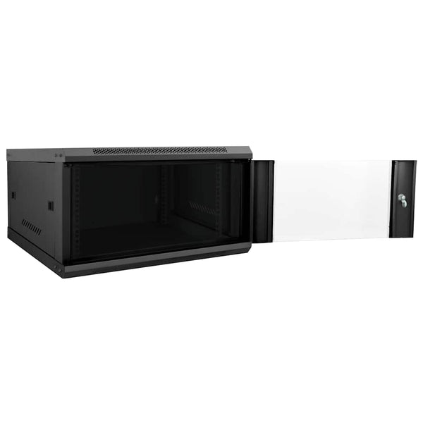 Netzwerkschrank mit Speicher Schwarz 60x60x35cm