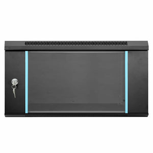 Netzwerkschrank mit Speicher Schwarz 60x60x35cm