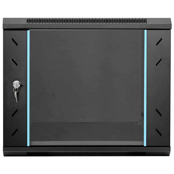 Netzwerkschrank Schwarz 60x60x50cm