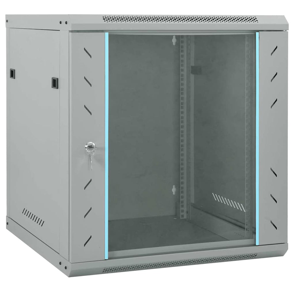 Netzwerkschrank Grau 60x60x65cm Stahl