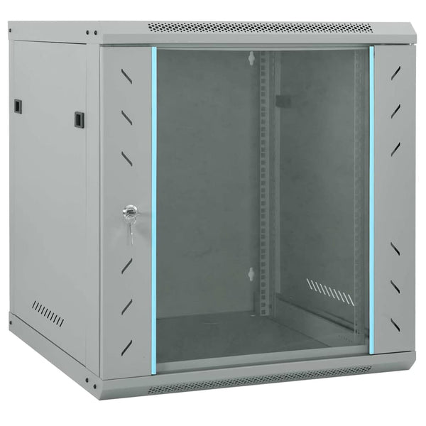 Netzwerkschrank Grau 60x60x65cm Stahl