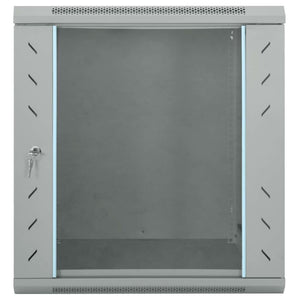 Netzwerkschrank Grau 60x60x65cm Stahl