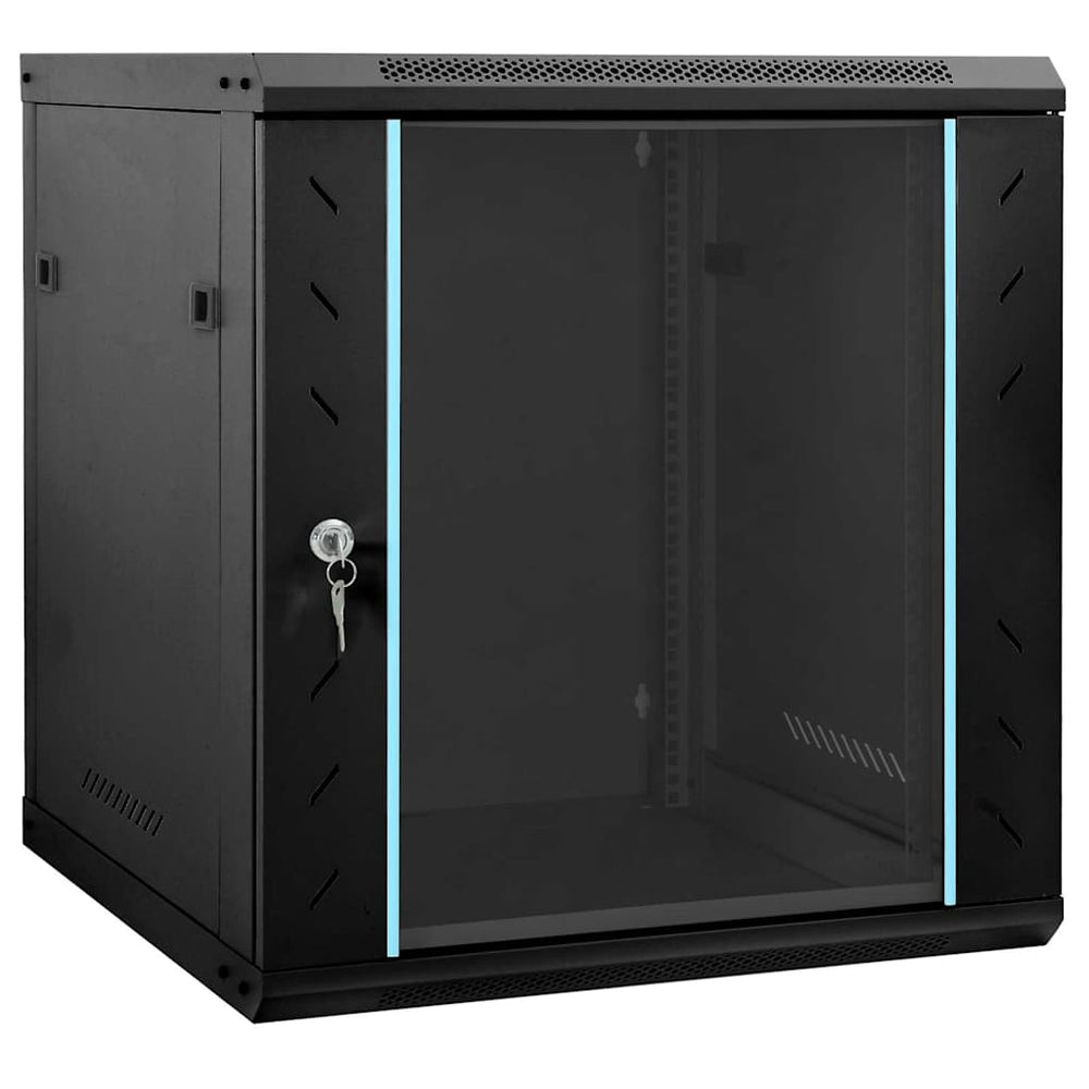 Netzwerkschrank Schwarz 60x45x65cm