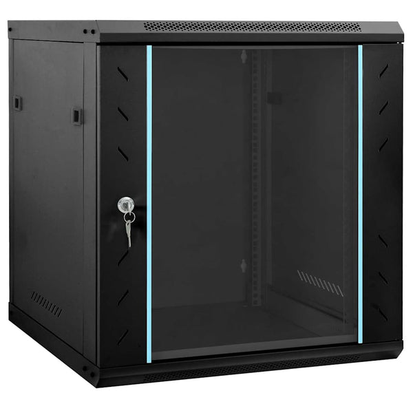 Netzwerkschrank Schwarz 60x45x65cm