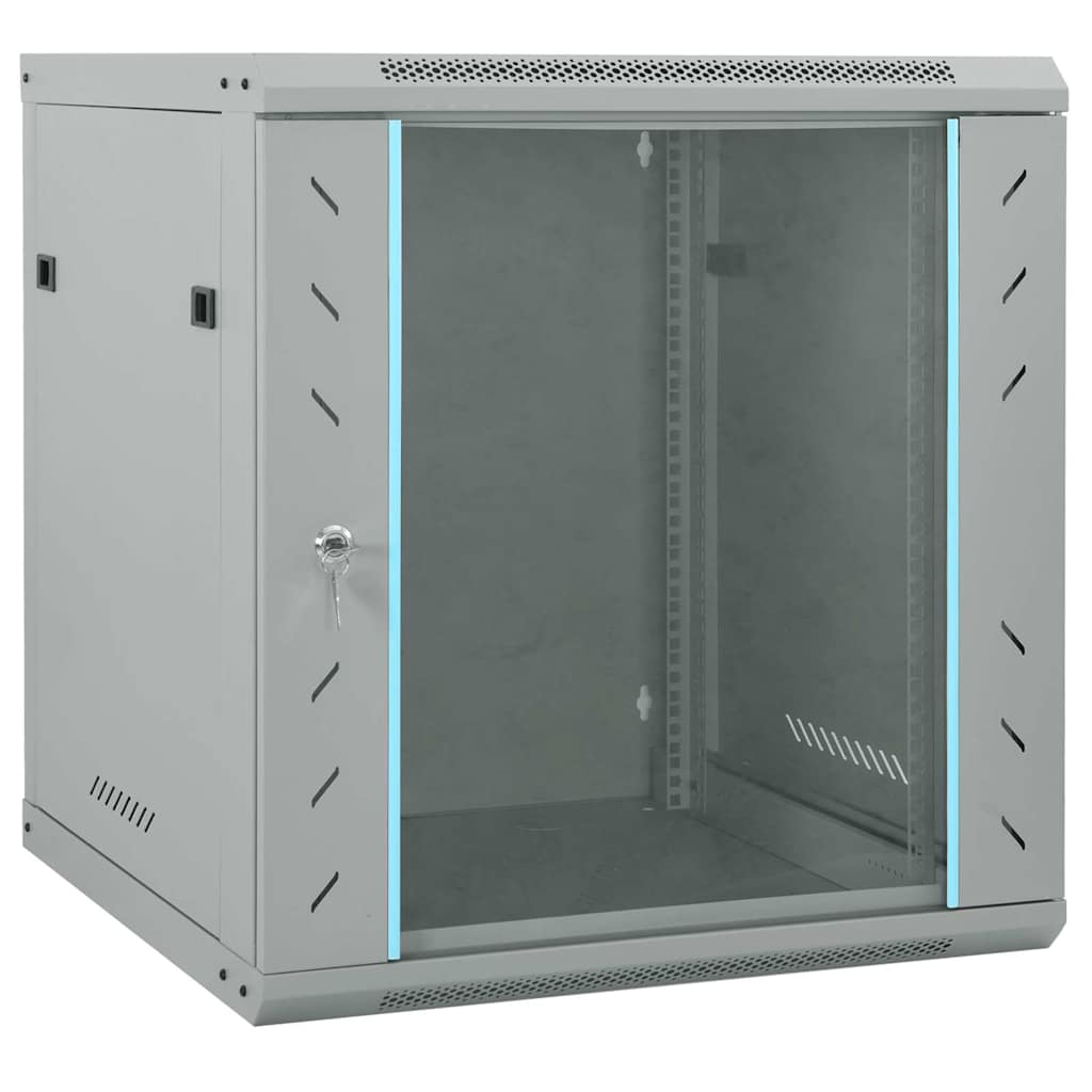 Netzwerkschrank Grau 60x45x65cm Stahl