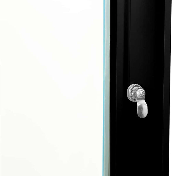 Netzwerkschrank mit Speicher Schwarz 53x45x21 cm