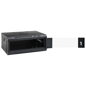 Netzwerkschrank mit Speicher Schwarz 53x45x21 cm