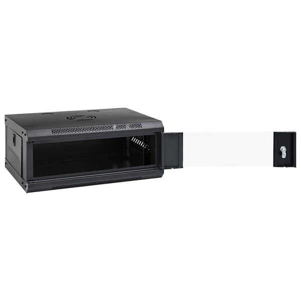 Netzwerkschrank mit Speicher Schwarz 53x45x21 cm
