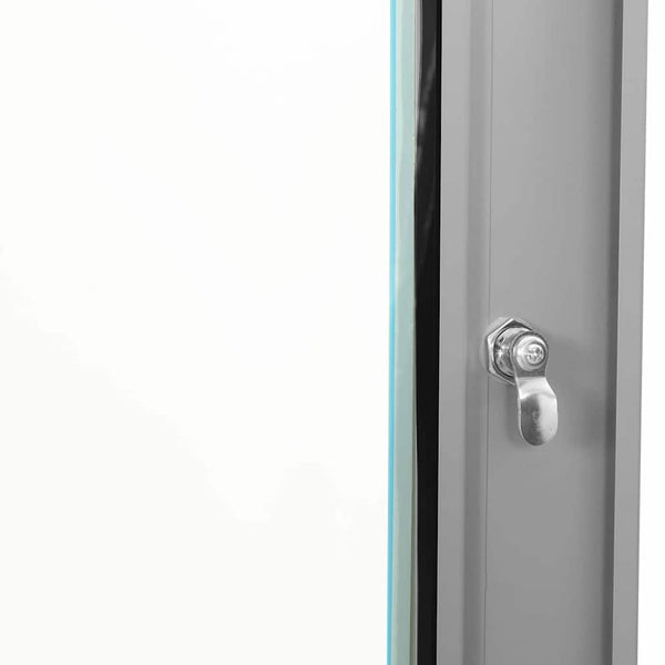 Netzwerkschrank mit Speicher Grau 53x35x21cm
