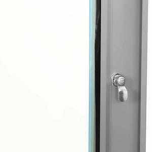 Netzwerkschrank mit Speicher Grau 53x45x21cm