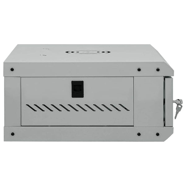 Netzwerkschrank mit Speicher Grau 53x45x21cm