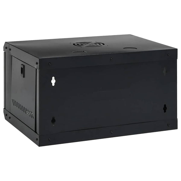 Netzwerkschrank mit Speicher Schwarz 53x45x30cm