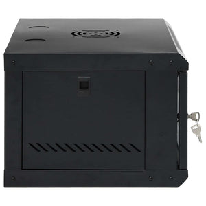 Netzwerkschrank mit Speicher Schwarz 53x45x30cm