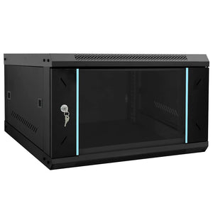 Netzwerkschrank mit Speicher Schwarz 53x60x30cm