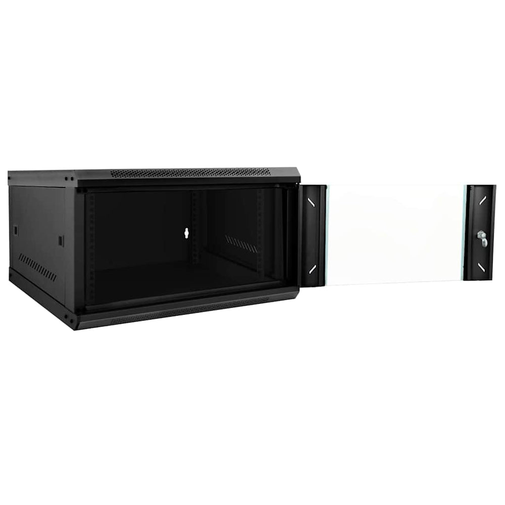 Netzwerkschrank mit Speicher Schwarz 53x60x30cm