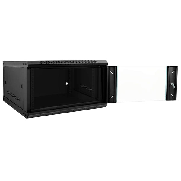 Netzwerkschrank mit Speicher Schwarz 53x60x30cm