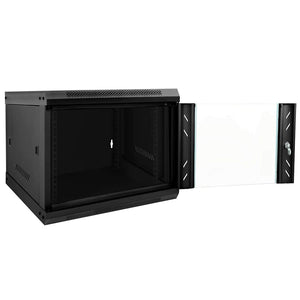 Netzwerkschrank mit Speicher Schwarz 53x60x45 cm
