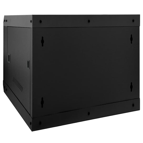 Netzwerkschrank mit Speicher Schwarz 53x60x45 cm