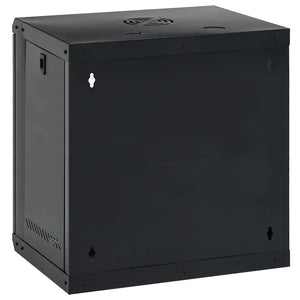 Netzwerkschrank mit Speicher Schwarz 53x45x60 cm