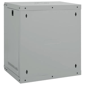 Netzwerkschrank mit Speicher Grau 53x45x60 cm